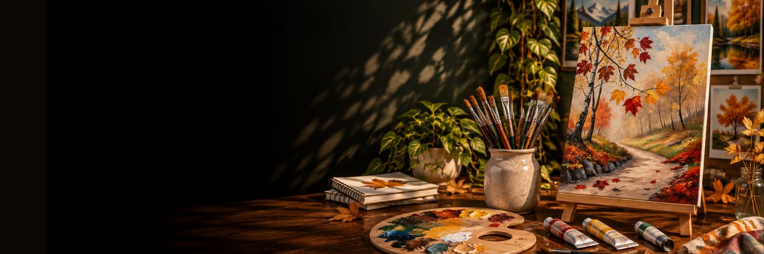 Advanced student painting
